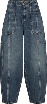 Mos Mosh MOS Mosh, Dames, Jeans, Blauw, Maat: W30 Katoen
