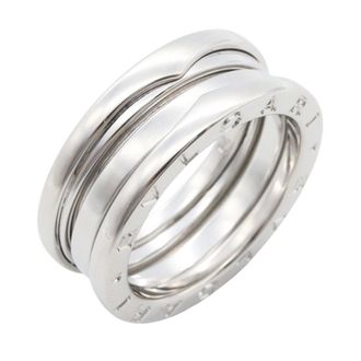 Bulgari Silver White Gold (18K) Band Ring (Pre-Owned)