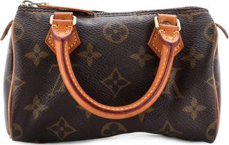 Louis Vuitton Speedy Mini HL Handbag Monogram Canvas satchel - Bruin