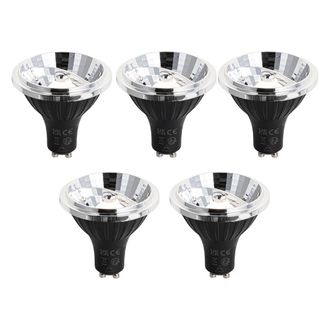 LUEDD Luedd - Juego De 5 Bombillas Led Gu10 Regulables En 3 Pasos 70mm 6.5w 600lm 3000k