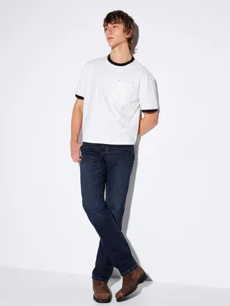 Wrangler Mens Retro indigo jean Straight, slim fit
