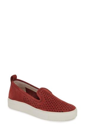 Blackstone RL68 Perforated Slip-On Sneaker in Bordeaux at Nordstrom, Size 10Us