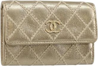 Chanel Pre-owned Wallets, female, Yellow, Size: ONE SIZE Pre-owned Leather Wallet