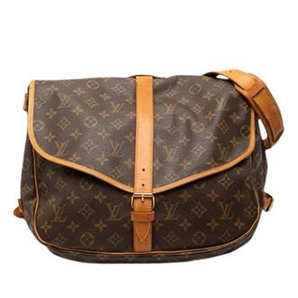 Louis Vuitton Pre-owned Cross Body Bags, female, Brown, Size: ONE SIZE Pre-owned Fabric Crossbody Bag