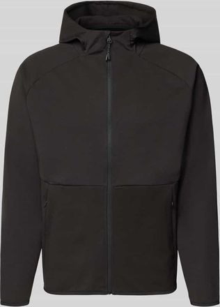 Jack & Jones Jack & Jones Regular Fit Sweatjacke mit Kapuze Modell Base in Black, Gr&ouml;&szlig;e XXL