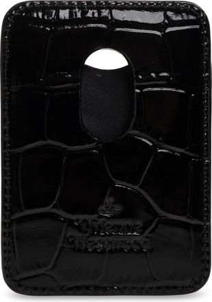 Vivienne Westwood MagSafe Card Case, Unisex, Black