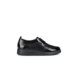 Geox Mujer, Zapatos, Negro, Talla: 36 EU