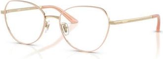 Versace 55mm Phantos optical glasses in Gold at Nordstrom