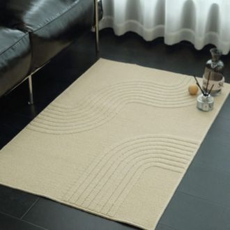 OEM Alfombra Sencilla De Color Crema Para Interiores, Ideal Para Recibidores, Salas De Estar Y Dormitorios
