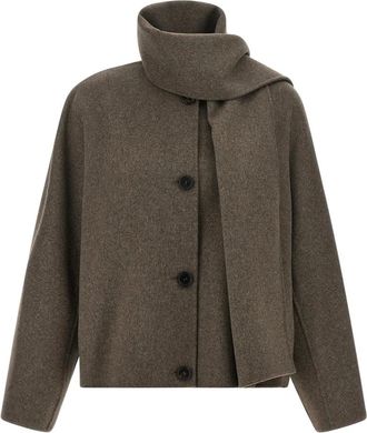 Max Mara Kate Jacket - Dames - Mantels - Bruin - Maat: M Wol