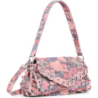 Desigual Collage Denim Crossbody Bag in Multi at Nordstrom