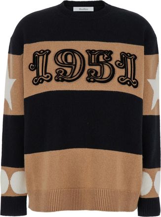 Max Mara Multicolor 1951 Print Sweater