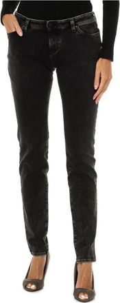 Armani Jeans Stretch Skinny Jeans - Dames - Slim Fit Jeans - Zwart - W24 - Katoen - Jeans