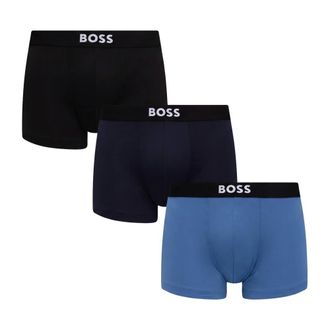 HUGO BOSS Ondergoed, Heren, Veelkleurig, S, Polyester, Trunk 3P Micro One