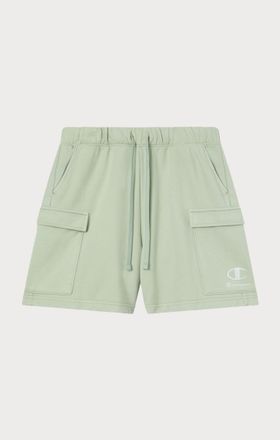 Champion Sweatshorts CHAMPION, Damen, Gr. XL (46/48), N-Gr, gr&uuml;n (cvs), Obermaterial: 70% Baumwolle, 30% Polyester, Hosen Sweatshorts, sportlicher Stil, f&uuml;r Fr