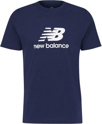 New Balance Sport Essentials Logo T-Shirt T-Shirt f&uuml;r Herren | blau