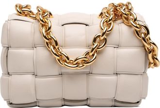 Bottega Veneta Pre-owned Bottega Veneta Nappa Intrecciato Padded Chain Cassette Satchel Ladies Z1EZ2KSDZKGRQRLA