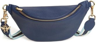 Alice Wheeler Alice Wheleer London Banana Sling Bag (Navy)
