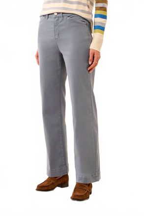 Tribal Utility Wide Leg Pants In Blue Fog