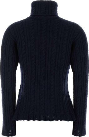 Moncler T-Neck Sweater - Navy