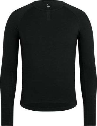 Rapha Merino Base Layer Long Sleeve Merinounterw&auml;sche f&uuml;r Herren | schwarz