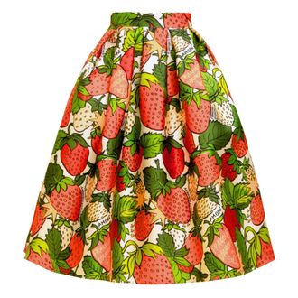 Alessandro Enriquez Midi Skirts, female, Multicolor, Size: XS Pleated Midi Skirt