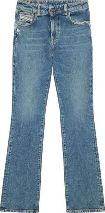 Diesel Casual Wide Leg Blauwe Jeans - Dames - Bootcut Jeans - Blauw - W29 L32 - Katoen - Jeans
