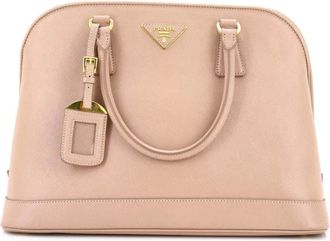 Prada Open Promenade Bag Saffiano Leather Large tote bag - Beige