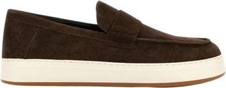 Hogan H-Tv Moccasin - Heren - Loafers - Bruin - 42 1/2 EU - Leer - Schoenen