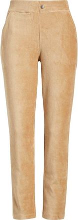 Hue High Waist Corded Knit Straight Leg Pants in Tigers Eye at Nordstrom, Size X-Large