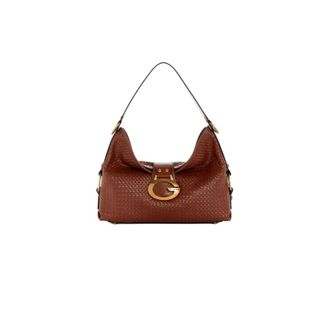 Guess Camden Shoulder Bag - female - Guess - Shoulder Bags - Brown - ONE SIZE - Bags