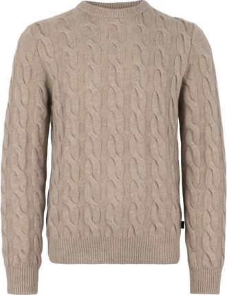 Jacob Cohen Bruine Apr&egrave;s Ski Sweater - Heren - Cashmere truien - Bruin - M - Kasjmier - Truien & Vesten