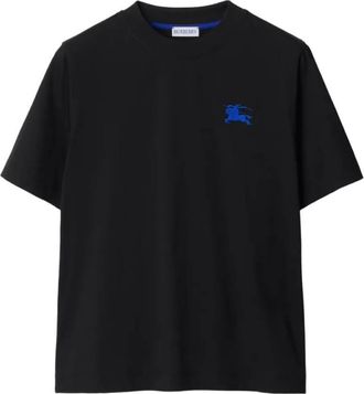 Burberry Equestrian Knight Cotton T-Shirt, Size Medium