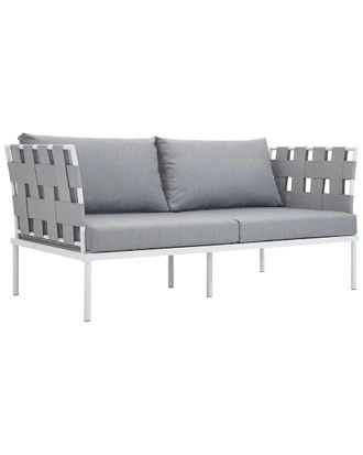 ModWay Outdoor Harmony Outdoor Patio Aluminum Loveseat