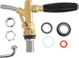 OEM Grifo De Cerveza De Cobre Ajustable Con Control De Burbujas Y Caudal De Cerveza Para Bares, Hoteles, Restaurantes, Hogar (dorado)
