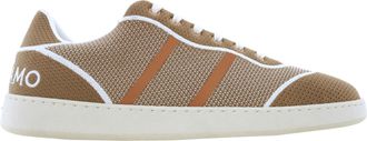 Ferragamo Ferragamo Technical Fabric Low-Top Sneakers, Size 9