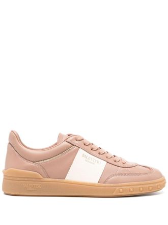 Valentino Garavani Upvillage low-top leren sneakers - Roze