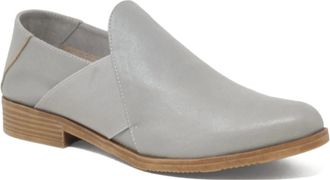 Django & Juliette Womens Kefect Slip On Shoes In Smoke Leather