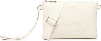 V&deg; 73 Witte Schoudertas met Ritssluiting - Dames - Schoudertassen - Wit - ONE Size - Tassen