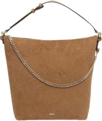 HUGO BOSS Yelena Hobo - Bags - Mujer - Marr&oacute;n - ONE SIZE