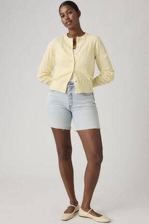 Levi's 501 Mid Thigh Lightweight Shorts - Mujer - 23 - Azul / Gifted Back Lightweight