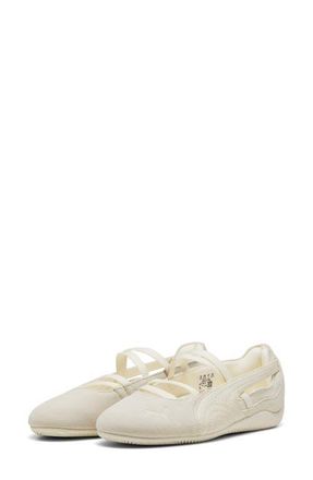 Puma Speedcat Ballet Python II Sneaker in Alpine Snow/Warm White at Nordstrom, Size 10.5