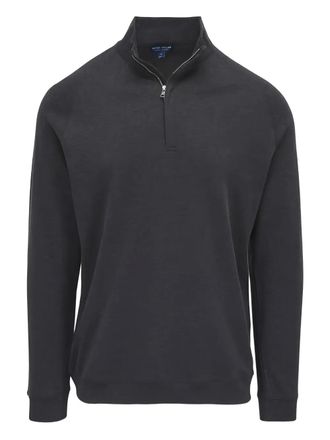 Peter Millar half-zip sweatshirt - men - Cashmere/Cotton - L - Black