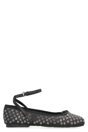 Michael Kors Collette Flex Leather Ballet Flats