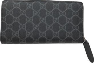 Gucci Pre-owned Canvas wallets - Heren - Vintage Accessoires - Zwart - ONE Size - Vintage