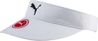 Puma DryCell Adjustable Golf Visor White Unisex Cap 053192 02