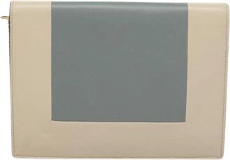 Celine Pre-owned Clutches, female, Multicolor, Size: ONE SIZE Pre-owned Vintage Leather Clutch