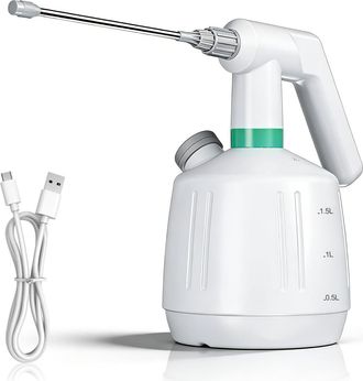 OEM Pulverizador El&eacute;ctrico Recargable De 2 Litros, Rociador El&eacute;ctrico Para Plantas, Pulverizador De Jard&iacute;n Con Boquilla Ajustable, Pulverizador Autom&aacute;tico