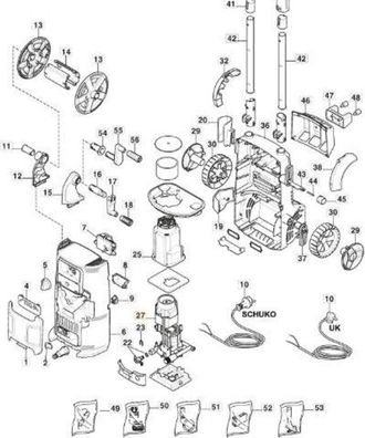 STIGA Sports Conjunto Bomba Stiga Original + Motor El&eacute;ctrico - 118821070/0