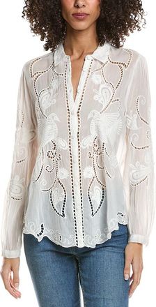 Johnny Was Chryssie Camp Shirt